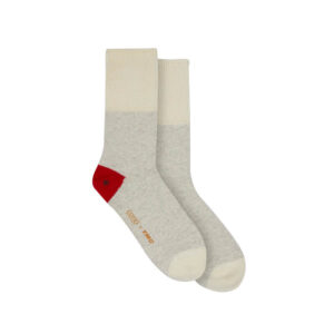 Calcetines YMC Monkey Cotton Slub - Grises