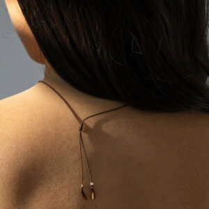 LABRO seta collar espresso1