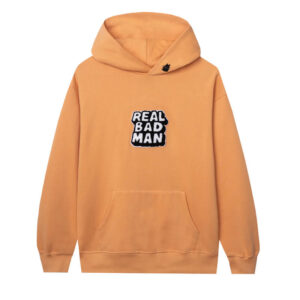 Sudadera con capucha RBM chenile naranja 1