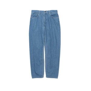 NAMAMICA-5Bolsillos-Pantalón vaquero recto-Indigo-Bleach