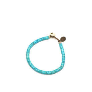 MIKIA Pulsera Heishi Beads - Turquesa