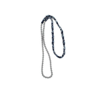 MIKIA Collar Bandana Plata - Hematite / Vintage Denim