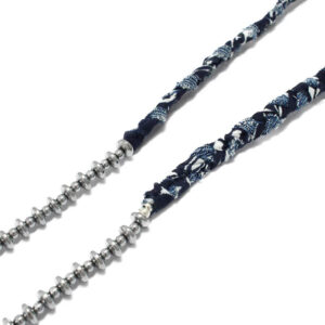 MIKIA Collar Bandana Plata - Hematite / Vintage Denim