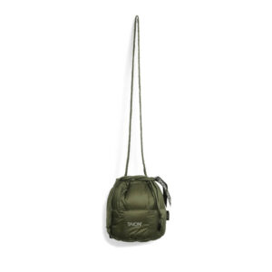 TAION Drawstring Down Small Bag - Dark Olive