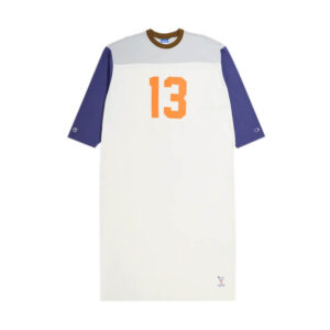 BEAMS BOY X CHAMPION Vestido oversize Blanco1