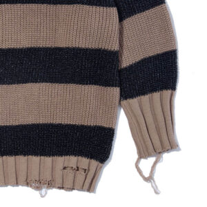F/CE. Border Crash Knit - Beige