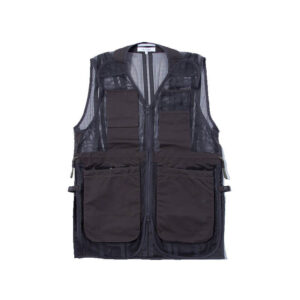F/CE. Rope Mesh Long Vest - Charcoal