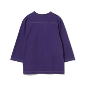 Camiseta 3/4 BEAMS BOY Knit Football - Morado