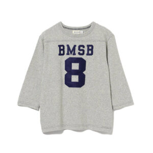 Camiseta 3/4 BEAMS BOY Knit Football - Gris