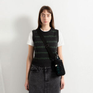 HERESY Bolso Trenza Mini - Negro