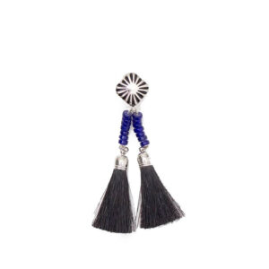 Pendientes TOGA ARCHIVES Double Fringe - Azul