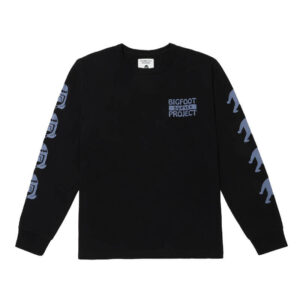 Camiseta LS NANGA TACOMA FUJI RECORDS Bigfoot Survey Project - Negra