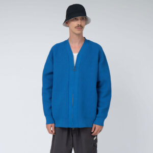 NANAMICA 5G Zip Cardigan - Azul