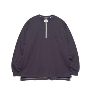 Camiseta NANAMICA Half Zip LS Tee - Vintage Navy