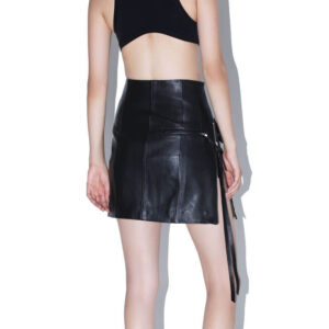 TOGA ARCHIVE Leather Mini Skirt