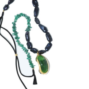 Collar TOGA ARCHIVE Stone Beads - Verde