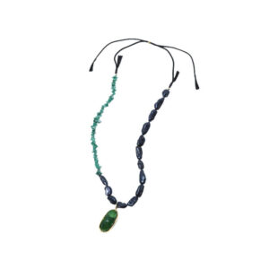 Collar TOGA ARCHIVE Stone Beads - Verde