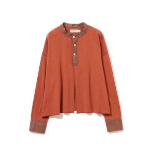 BEAMS BOY Short Henley Cardigan