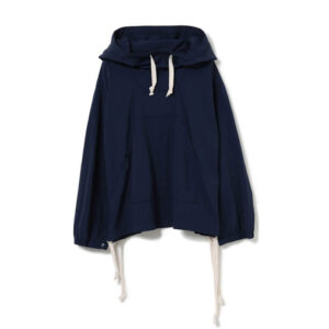 BEAMS BOY Anorak con Cinta Lateral - Azul Marino