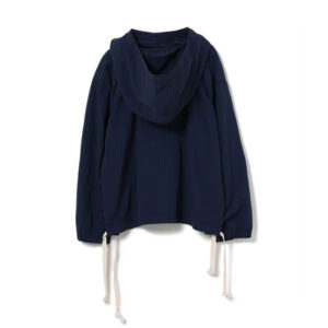 BEAMS BOY Anorak con Cinta Lateral - Azul Marino