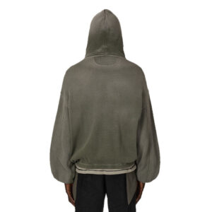 ROA Hiking Bee Sun Faded Waffle Zip Up Hoodie - Olive